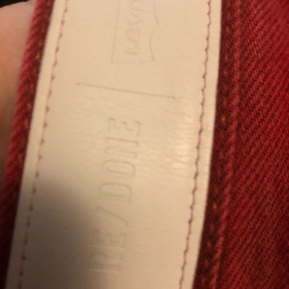 🇺🇸 Redone Levi’s 26 red